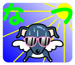 Angel dog RAL sticker #4172416