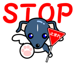 Angel dog RAL sticker #4172431