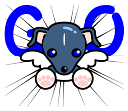 Angel dog RAL sticker #4172432