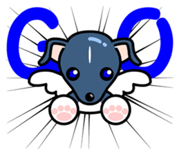 Angel dog RAL sticker #4172432