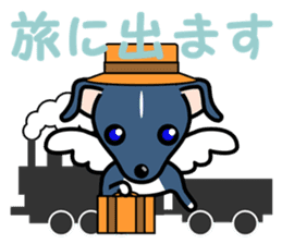 Angel dog RAL sticker #4172439