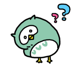 Funny owl sticker #4172442