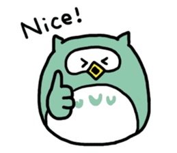 Funny owl sticker #4172446