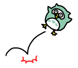 Funny owl sticker #4172448