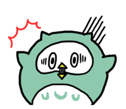 Funny owl sticker #4172457