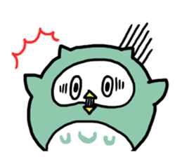 Funny owl sticker #4172457