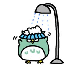 Funny owl sticker #4172460