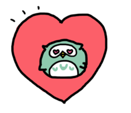 Funny owl sticker #4172470