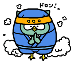 Funny owl sticker #4172479