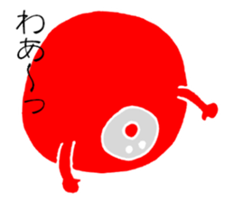 Daruma is not fall over. sticker #4175169