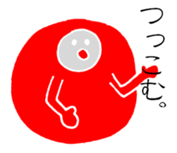 Daruma is not fall over. sticker #4175187