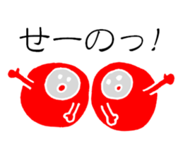 Daruma is not fall over. sticker #4175188