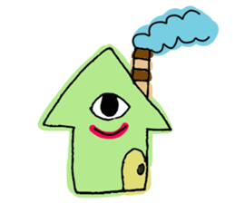 One eye squid sticker #4175355