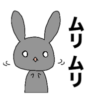 Homework rabbit sticker #4175821