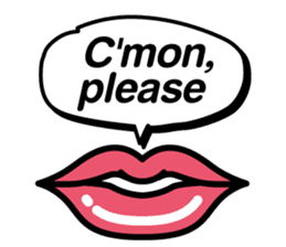 Lips BIJIN & VOICE (English) sticker #4175848