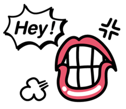 Lips BIJIN & VOICE (English) sticker #4175852
