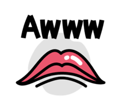 Lips BIJIN & VOICE (English) sticker #4175861