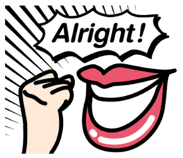 Lips BIJIN & VOICE (English) sticker #4175866