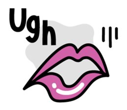 Lips BIJIN & VOICE (English) sticker #4175869