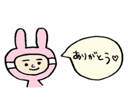 Wig girl & Masked rabbit`s funny life. sticker #4176604