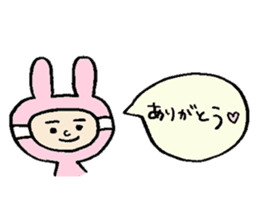 Wig girl & Masked rabbit`s funny life. sticker #4176604