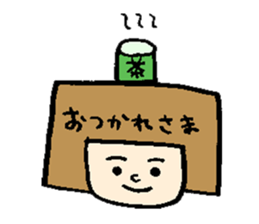 Wig girl & Masked rabbit`s funny life. sticker #4176611