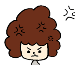 Wig girl & Masked rabbit`s funny life. sticker #4176626