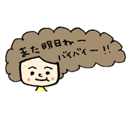 Wig girl & Masked rabbit`s funny life. sticker #4176636