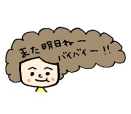 Wig girl & Masked rabbit`s funny life. sticker #4176636