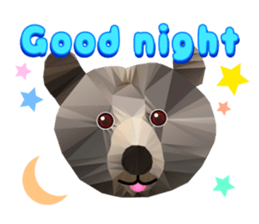 Artistic graphic animals Part2 English sticker #4176921