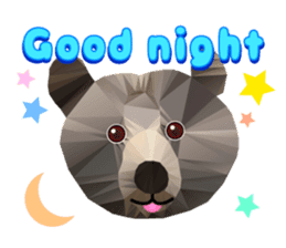 Artistic graphic animals Part2 English sticker #4176921