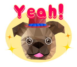 Artistic graphic animals Part2 English sticker #4176922