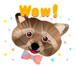 Artistic graphic animals Part2 English sticker #4176926