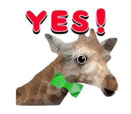 Artistic graphic animals Part2 English sticker #4176928