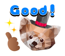 Artistic graphic animals Part2 English sticker #4176929