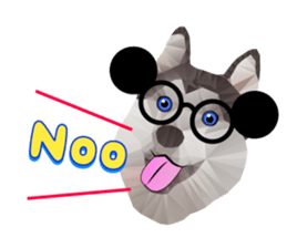 Artistic graphic animals Part2 English sticker #4176932