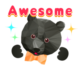 Artistic graphic animals Part2 English sticker #4176936