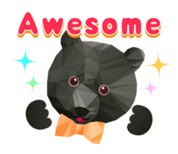 Artistic graphic animals Part2 English sticker #4176936