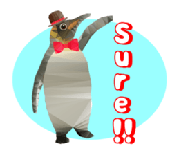 Artistic graphic animals Part2 English sticker #4176940