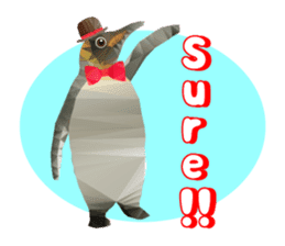 Artistic graphic animals Part2 English sticker #4176940