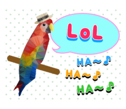 Artistic graphic animals Part2 English sticker #4176942