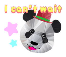 Artistic graphic animals Part2 English sticker #4176946