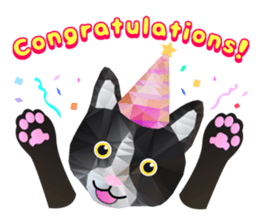 Artistic graphic animals Part2 English sticker #4176949