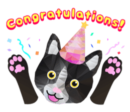 Artistic graphic animals Part2 English sticker #4176949