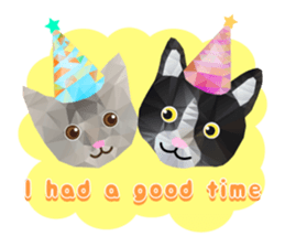 Artistic graphic animals Part2 English sticker #4176950