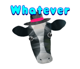 Artistic graphic animals Part2 English sticker #4176954