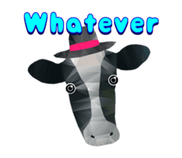 Artistic graphic animals Part2 English sticker #4176954