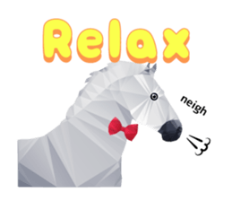 Artistic graphic animals Part2 English sticker #4176957