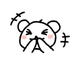 stuffed polar bear sticker #4177440