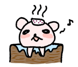 stuffed polar bear sticker #4177448